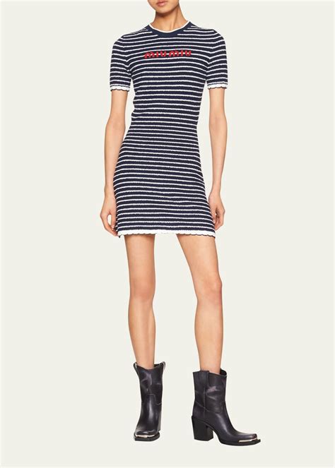 miu miu striped dress|where to buy miumiou.